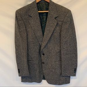 V2 Versace herringbone wool blazer